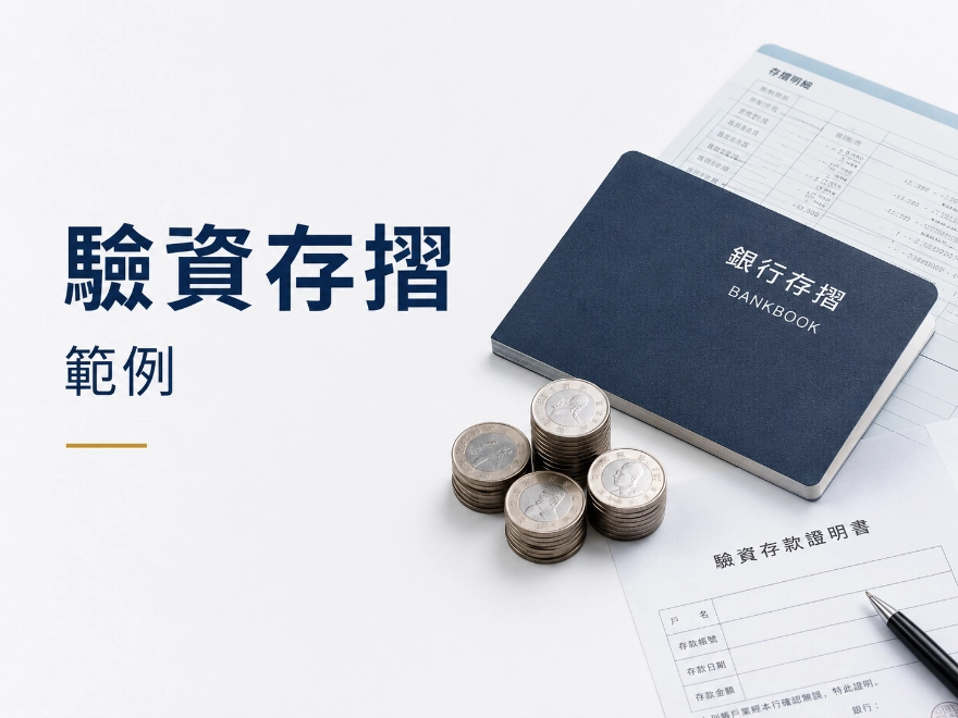 驗資存摺範例 