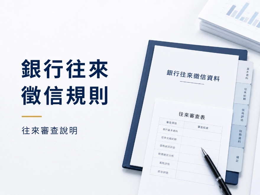 銀行往來徵信規則 